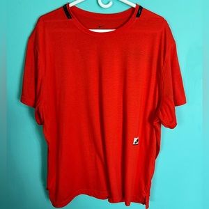 NIKE XXL Dri-Fit Short Sleeve Collarless T-Shirt
